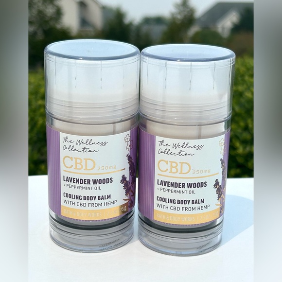Bath & Body Works Other - Bath & Body Works THE WELLNESS COLLECTION LAVENDER WOODS COOLING BALMS X2 NEW!